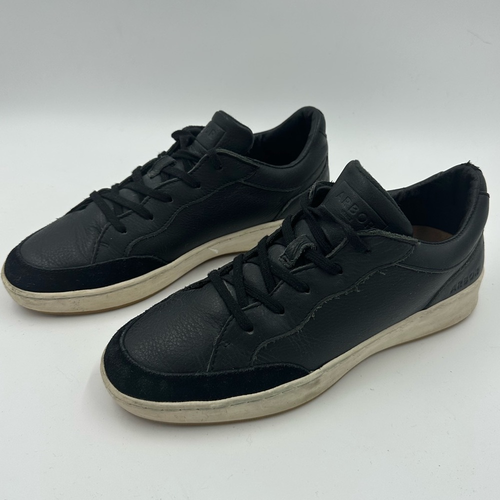 Arbor Black Leather Sneakers